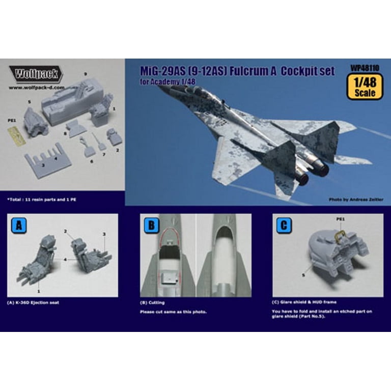 1/48] 12227 MIG-29AS :LE - ACADEMY PLASTIC MODEL