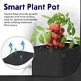 thumbnail image 4 of Macetas de tela de aireación no tejida Grow Bags YSSOA, paquete de 5 unidades, 19 litros, 4 of 7