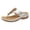 Silver, variant on Rokment Women's Ethnic Bohemian Orthopedic Arch Support Dress Flip Flops Vintage Comfortable Leather Platform Wedge Mid Heels Walking Slip on Sandals for Wide Feet Beach Summer Black Size 6.5