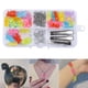 thumbnail image 3 of Gummy Bear Charms Horquillas para el cabello Broche de langosta Gancho para oreja Colgantes en apariencia de oso Charms para DIY, 3 of 9