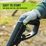 Steelite 14-Inch Corded Electric Tiller,10-Amp Electric Tiller and Cultivator for Gardening, Lightweight Rototiller