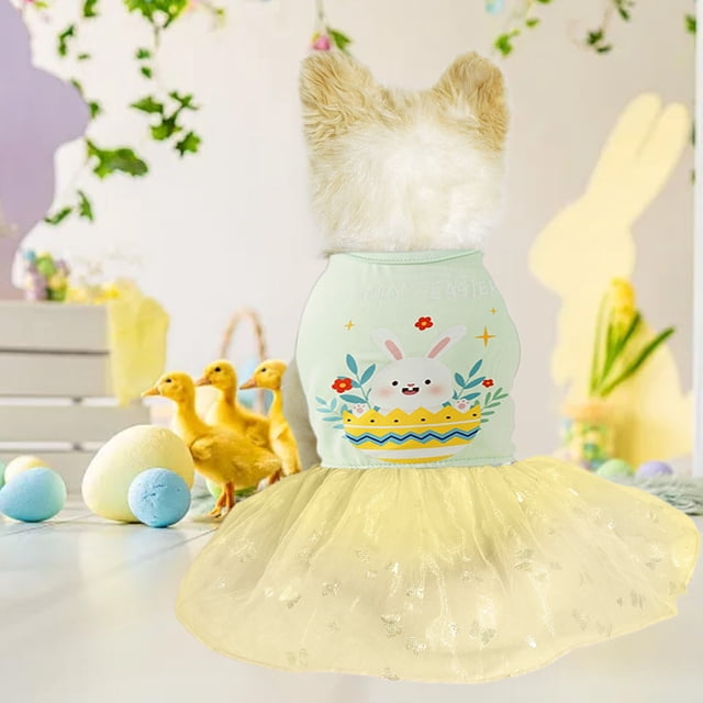 Easter Dog Clothes Easter Cute Pet Summer Clothes