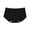 Black, variant on Ruimatai Women's Seamless Underwear Mid-Rise Breathable Comfort No Roll Waist Soft Stretch All Day Wear Solid Color