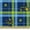 Bright Tractor Plaid, variant on John Deere Blue Plaid Cotton Fabric