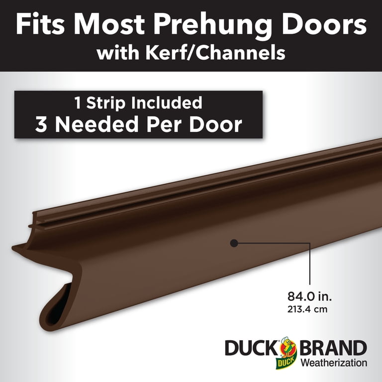 Duck Brand Max Strength Door Seal, Brown, 84 Inches photo 3