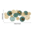 thumbnail image 2 of Indoor Outdoor Metal Wall Art Sculpture Large Luxury Lotus Leaf Metal Wall Arts, 2 of 16