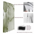 thumbnail image 6 of Marble Sage Green Blackout Curtains for Bedroom/Living Room, Pinch Pleated Black Out Curtains, Modern Abstract Ink Painting Luxury Room Darkening Window Drapes with Hooks 2 Panels, 39"x70", 6 of 8