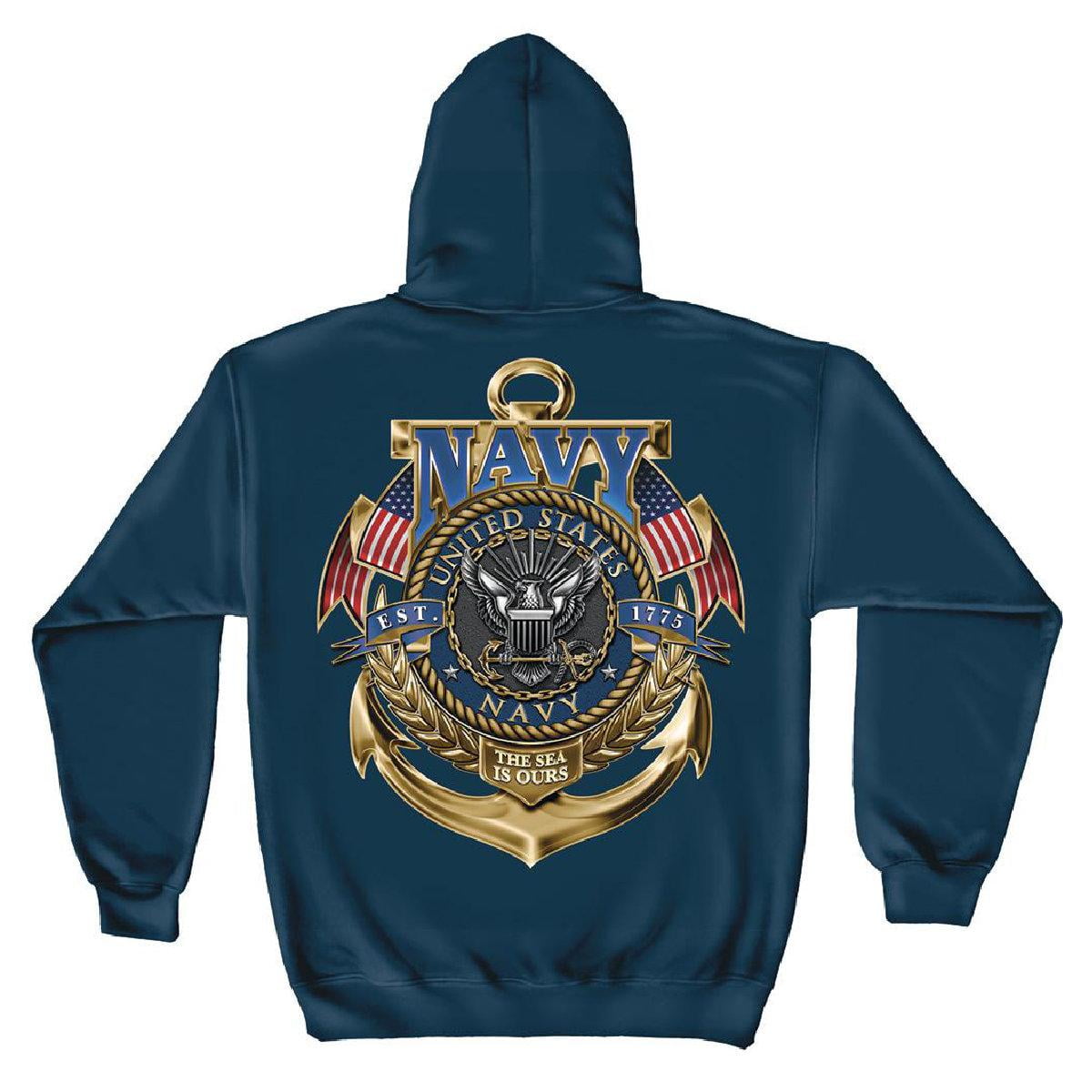 us navy hooded sweatshirt