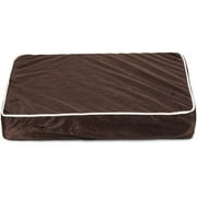 Chenille Orthopedic Rectangle Dog Bed, Small, 27"L x 20"W x 4"H