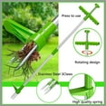 thumbnail image 2 of Weed Puller, Stand Up Weeder Hand Tool, Long Handle Garden Weeding Tool with 3 Claws, Gardening Manual Tool Weed Gripper/Picker/Remover No Bending/Kneeling to Remove Dandelion Form Lawn Patio, 2 of 6