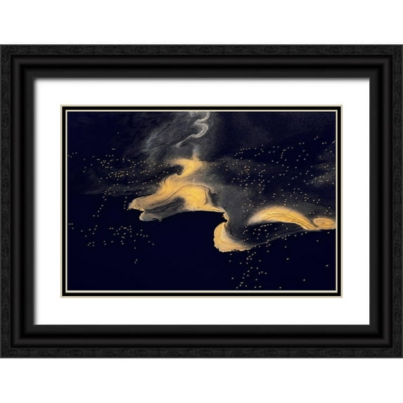 Chang, Phillip 14x11 Black Ornate Wood Framed with Double Matting Museum Art Print Titled - Natron lake