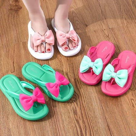 

NECHOLOGY Women Shower Slippers Cat Ears Women House Shoes Home Slippers Flip Flops Slippers Portable Slippers for Women Green 7.5