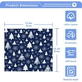thumbnail image 5 of SKYSONIC Christmas Tree Washcloths Set of 4, Highly Absorbent Soft Cotton Fingertip Towels for Bathroom, Kitchen, Gym, Spa, Home Decor, 12 x 12 Inch, 5 of 7