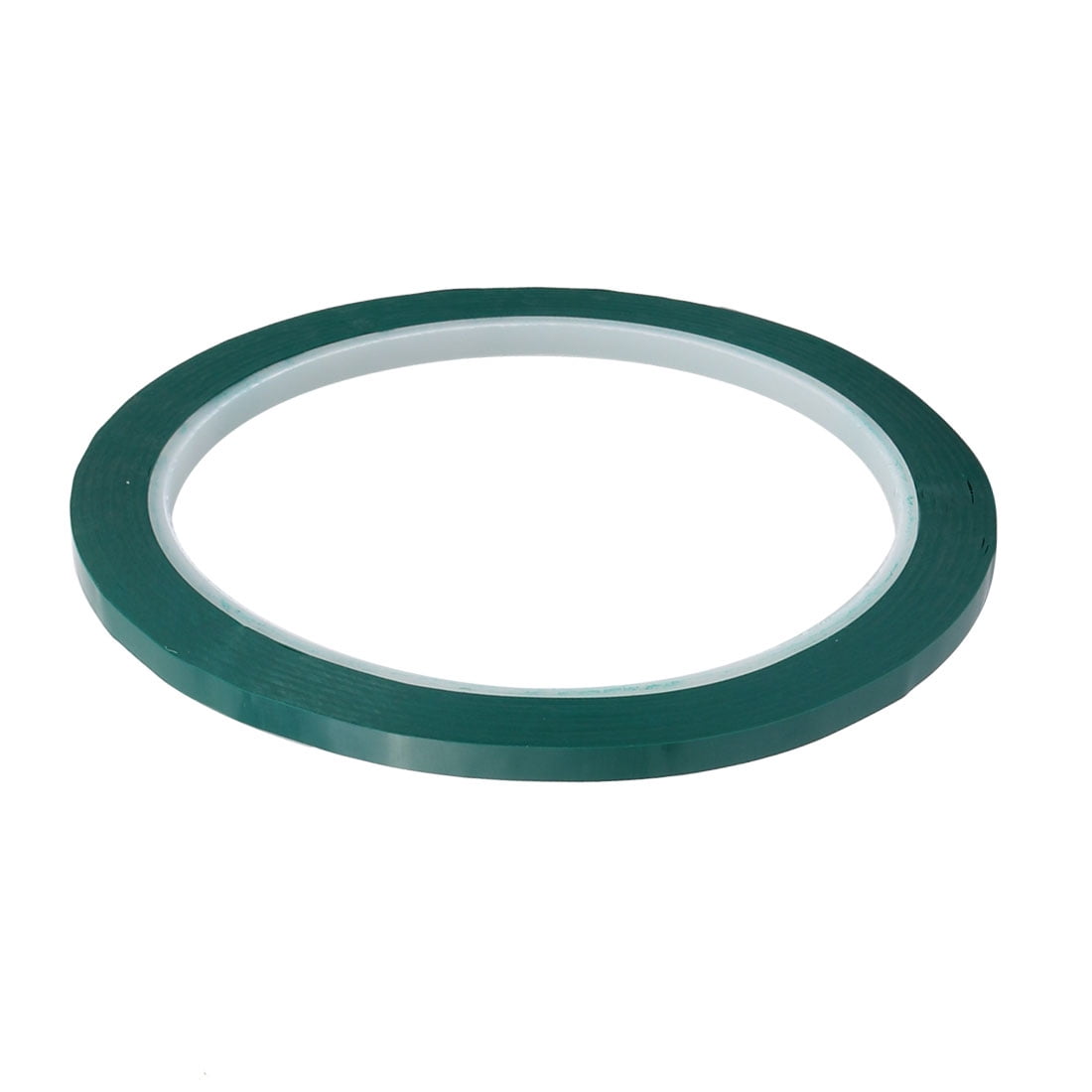 4mm Width 50M Length Single-side Electrical Insulated Adhesive Tape Green 5pcs