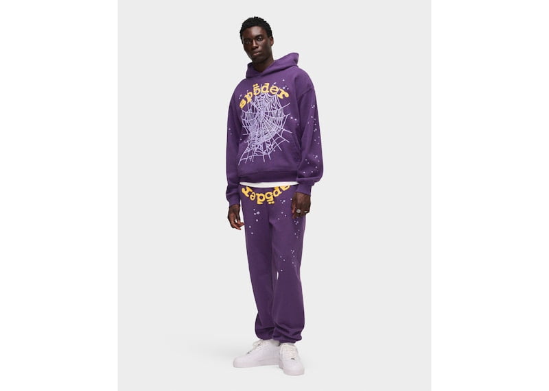 Sp5der Men's Star OG Web V2 Hoodie Purple, from StockX - Walmart.com