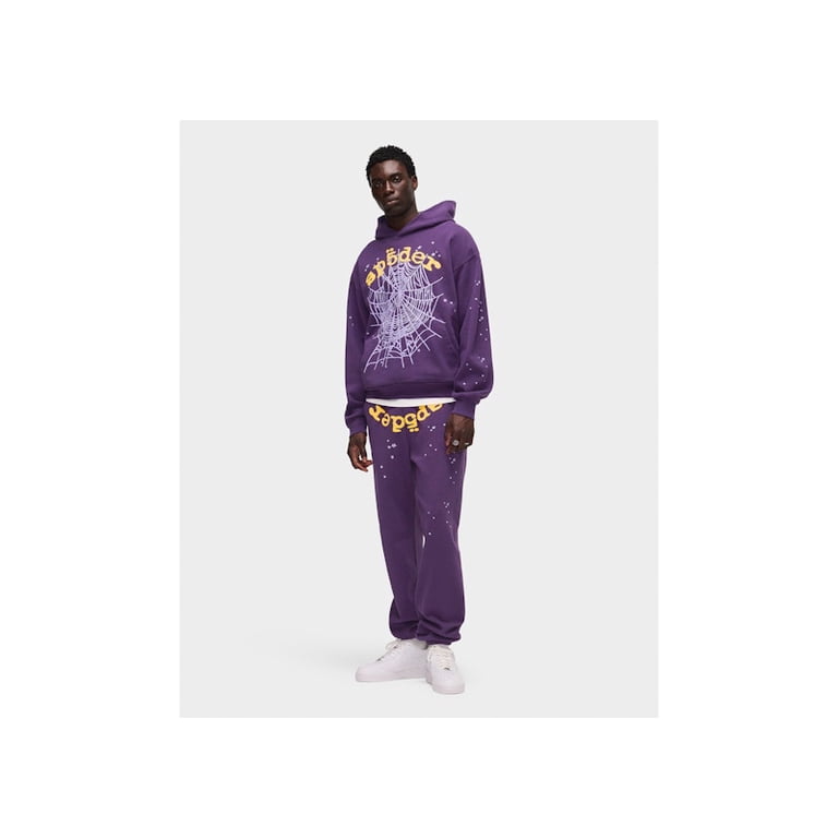 Sp5der Men's Star OG Web V2 Hoodie Purple, from StockX - Walmart.com