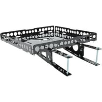 Kojem RV Cargo Carrier 200LBS Universal for RVs Campers Trailers Tray Generator Rear Bumper Cargo Luggage Basket Rack