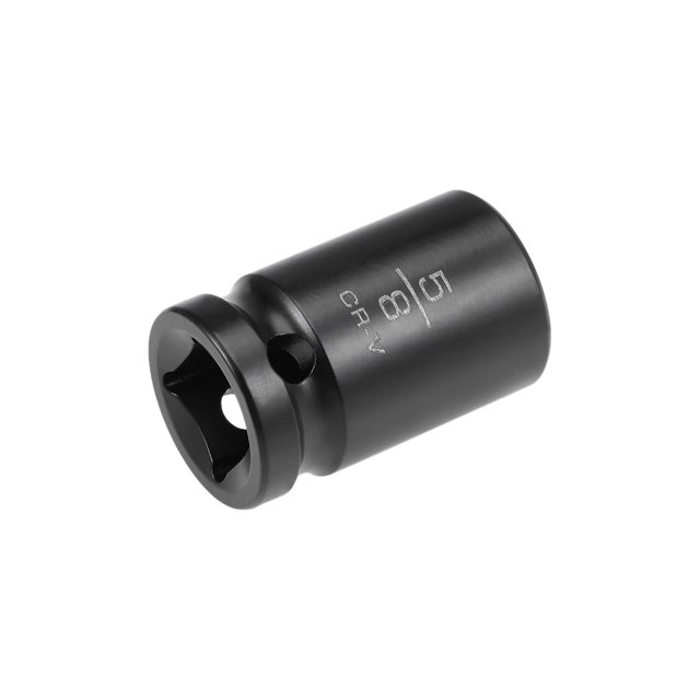 Unique Bargains 1/2' Drive by 5/8' Shallow Impact Socket, Cr-V, 6-Point