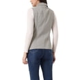 thumbnail image 3 of INSPIRE CHIC Women's Zip Up Jacket Sleeveless Anorak Utility Vest Jacket with Pockets S Grey, 3 of 6