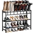 thumbnail image 1 of Organizador metálico para botas DIMJ de 4 niveles para 8 pares, 1 of 7