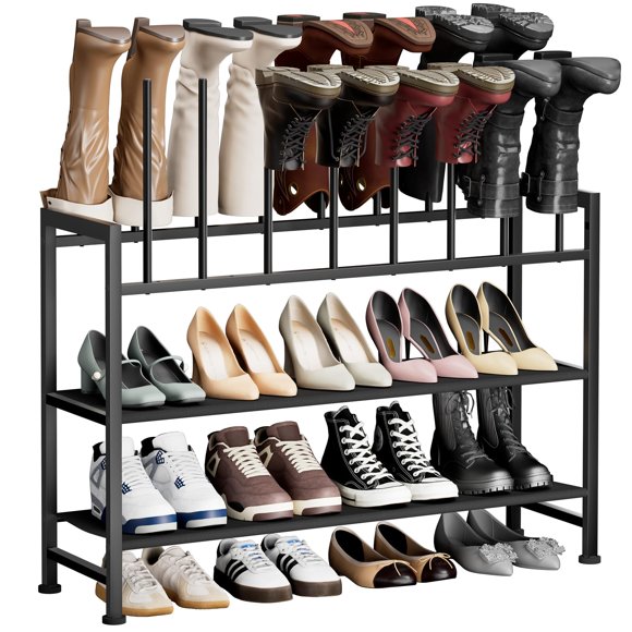 Organizador metálico para botas DIMJ de 4 niveles para 8 pares