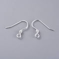thumbnail image 2 of 304 Stainless Steel Earring Hooks Ear Wire Silver 17x18.5x2.5mm Hole: 1.8mm Pin: 0.8mm, 2 of 2
