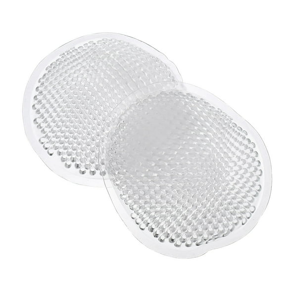Raindrops Cup Pads 1 Pair Silicone Pads for Women Transparent Cup Shaped Round Underwear Liner