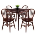 thumbnail image 2 of Winsome Wood Mornay 5-PC Dining Set, Table & 4 Windsor Chairs, 2 of 3