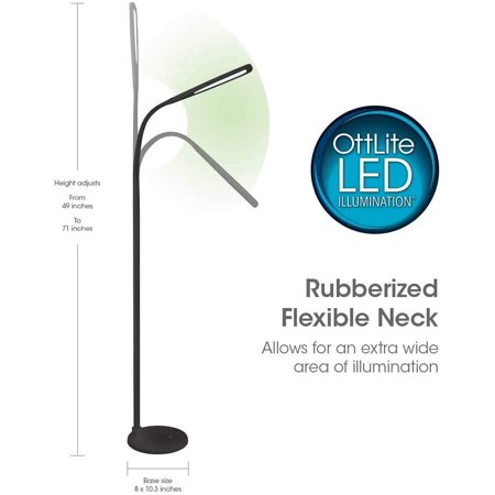 Ottlite Natural Daylight Led Flex Floor Lamp Great For Home Office Dorm Work Canada Ottlite Natural Daylight Led Flex Floor, Ottlite Natural Daylight Led Flex Floor Lamp