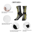 thumbnail image 5 of Athletic Socks 911 Dispatcher Thin Gold Line Flag Sport Running Calf Socks Crew Socks for Men Women, 5 of 7