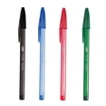 thumbnail image 3 of Bolígrafo Bic Cristal Punto Grueso de Colores 4 Piezas, 3 of 4