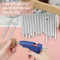 thumbnail image 4 of Manarty Colored Hot Glue Sticks Full Size, 48 PCS 0.43" Dia x 4" Long Hot Melt Glue Sticks, 12 Colorful EVA Adhesive Purpose Glue Stick Standard for DIY Art Craft Stamp Repairs Gluing Projects, 4 of 10