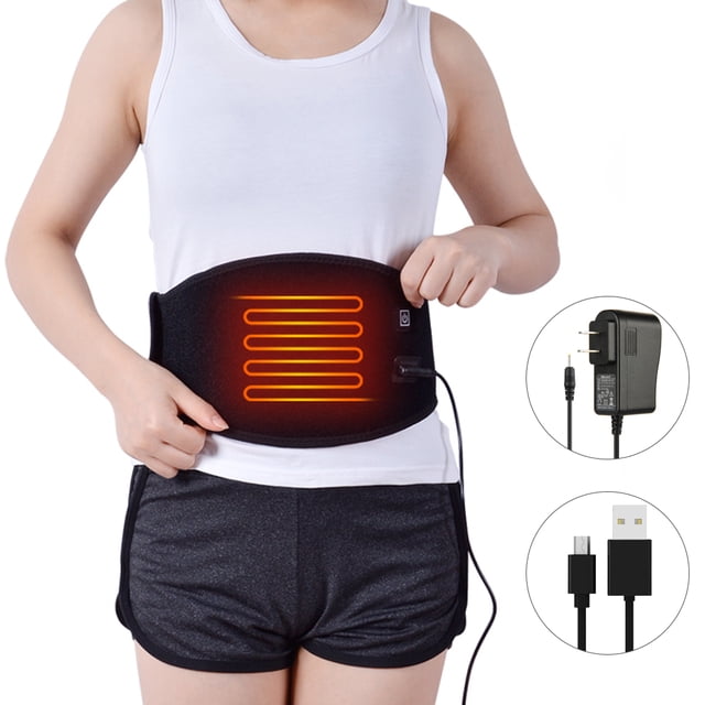 Waist Heating Pad Portable Heating Waist Belt Far Infrared Heating Massage Waist Belt for Abdominal