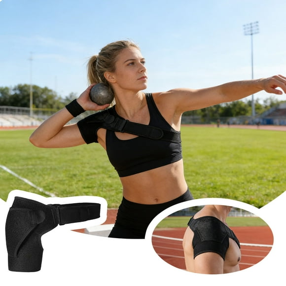 Équipement de Protection Support de Stabilité pour Épaules Prévention des Blessures au Bras et Confort des Articulations Enveloppe Légère en Aluminium avec Sangle Réglable pour Activités Extérieures