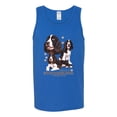 thumbnail image 2 of If It's Not an English Springer Spaniel It's Just a Dog Gift | Mens Dog Lover Graphic Tank Top, Royal, Medium, 2 of 3