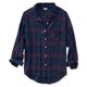 thumbnail image 2 of Camisa de Franela Suave Aeropostale con Botones para Mujer Azul Grande, 2 of 2