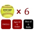 thumbnail image 3 of Rawlings YWCS11-BOX6 Ywcs11-11" Officiel de la Ligue de Fastpitch Récréatif, 3 of 3