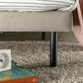 thumbnail image 5 of Zinus Taylor 38" Velvet Upholstered Platform Bed Frame with Split Headboard, Latte, Queen, 5 of 10