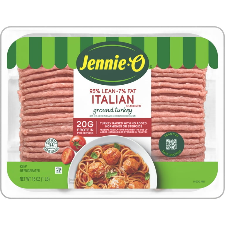 JENNIE-O TURKEY STORE Italian Seasoned Ground Turkey Tray