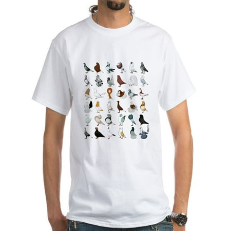 Classic Breed T-shirt Boxer - CafePress - 36 Pigeon Breeds White T Shirt - Men's Classic T-Shirts