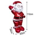 thumbnail image 5 of Globos navideños Mylar, globos gigantes grandes de Papá Noel y muñeco de nieve de aluminio para Navidad, decoraciones para fiestas de Año Nuevo, 5 of 5