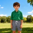 thumbnail image 2 of KAUOD Boys Athletic Shorts Quick Dry Elastic Waist Beach Shorts Summer Casual Loose Basketball Soccer Short Pants, 2 of 5