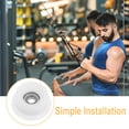 thumbnail image 4 of WEUVEB rowing machine accessories Rowing Machine Bearing White ABS 1Set with Smooth Operation, 4 of 8