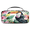 Multicolour 4, variant on Herdesigns Watercolor Skull Flower Plant Carrying Case for Nintendo Switch OLED Model 2021 & Switch 2017 with 20 Game Card Slots, Portable Travel Carry Case for Accessories and Console