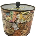 thumbnail image 4 of Royal Designs 28" Crystal and Oil Rub Bronze Buffet Lamp with Vintage Old World Maps Design Hard Back Lamp Shade, Set of 2, 4 of 8