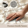 thumbnail image 6 of ODIKA 6'x9' Washable Area Rug Neutral Vintage Trellis Farmhouse Geometric Beige Boho Cream Refined Structured for Queen Size Bedroom, Under Bed, Master Suite, Easy Care, Non-Shedding, 6 of 7