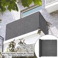 thumbnail image 4 of serony Commercial Fence Privacy Screen Windproof Cooling for Balcony Patio Pool gray, 4 of 8