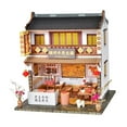 thumbnail image 1 of DIY Mini Dollhouse Craft Kit Beef Hotpot con Kits de Modelos LED, 1 of 9