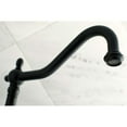 thumbnail image 4 of Kingston Brass Heritage Roman Tub Faucets With Matte Black Finish KS1020AL, 4 of 6