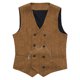 thumbnail image 3 of Camiseta sin mangas con cuello en V para hombre, color liso, sin mangas, cuello en V, informal, de moda, blusa para hombre, 3 of 6
